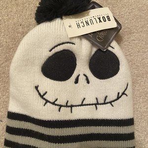 Box Lunch Hot Topic Jack Skellington Winter Hat Soft